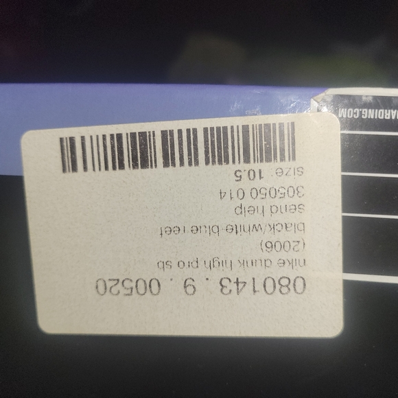 Size 10.5 Send Help Nike High Dunk SB Shoes - Picture 2 of 5